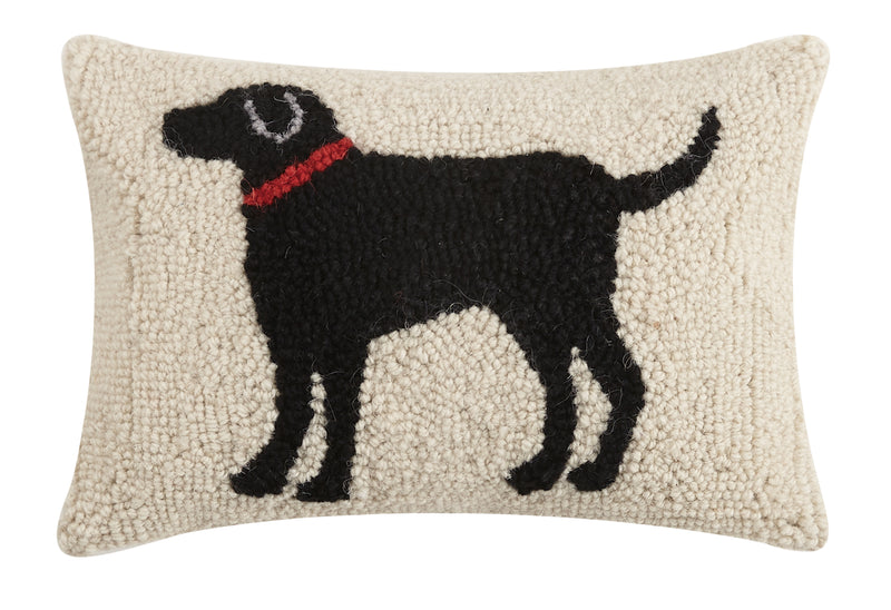 Peking Handicraft Black Dog pillow