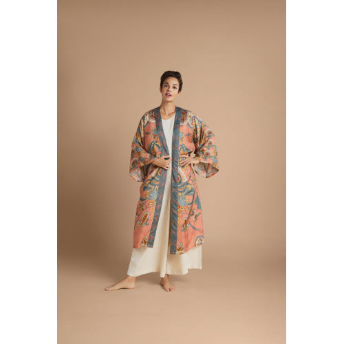 Powder Kimono Gown