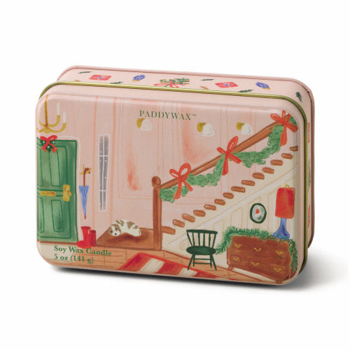 Paddywax 5oz Holiday Candle Tin